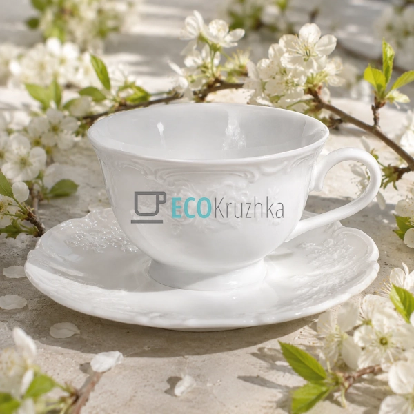 Чашка з блюдцем порцелянові Chateau Blanc Collection 250 ... Чашка з блюдцем порцелянові Chateau Blanc Collection 250 ...