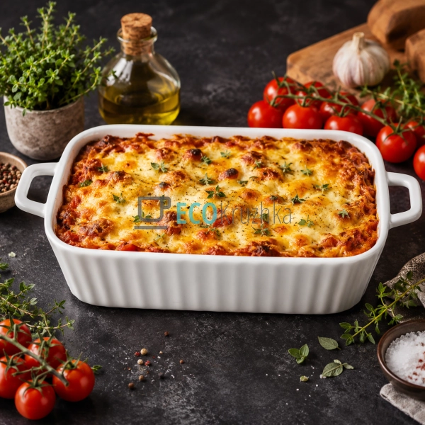Блюдо для запікання порцелянове з ручками 32х22.8х6.2 см ... Блюдо для запікання порцелянове з ручками 32х22.8х6.2 см ...