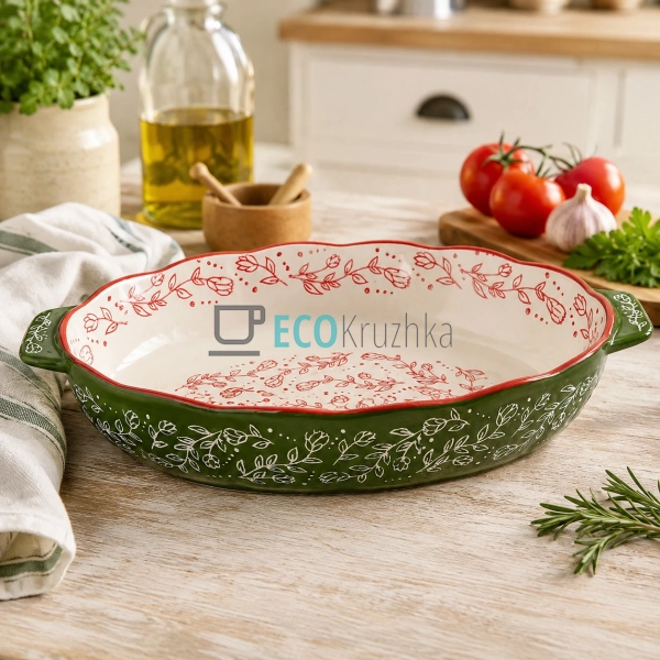 Овальна форма для випічки Country Flowers 35х21.5х6.8 см ... Овальна форма для випічки Country Flowers 35х21.5х6.8 см ...
