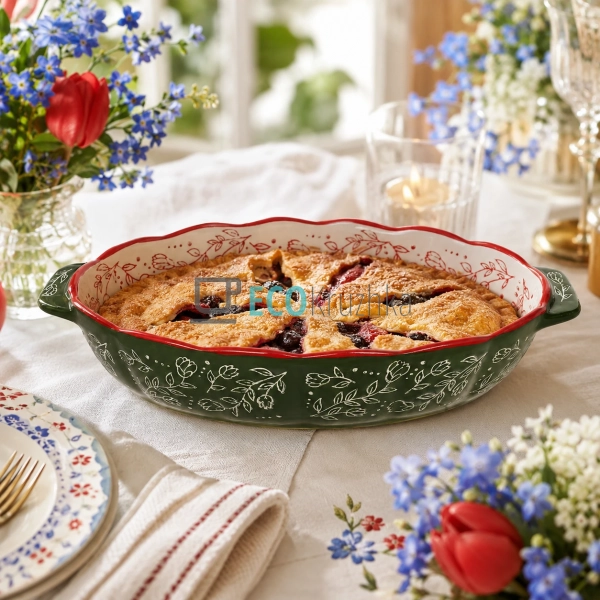 Овальна форма для випічки Country Flowers 29.5х18х5.5 см ... Овальна форма для випічки Country Flowers 29.5х18х5.5 см ...