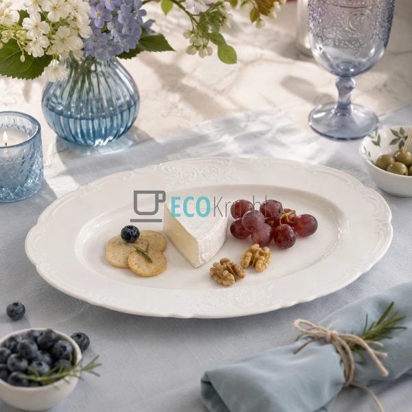 Блюдо порцелянове овальне Chateau Blanc Collection 33 см ... Блюдо порцелянове овальне Chateau Blanc Collection 33 см ...