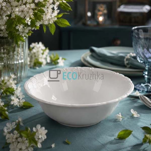 Салатник порцеляновий Chateau Blanc Collection 22.5×8 см ... Салатник порцеляновий Chateau Blanc Collection 22.5×8 см ...