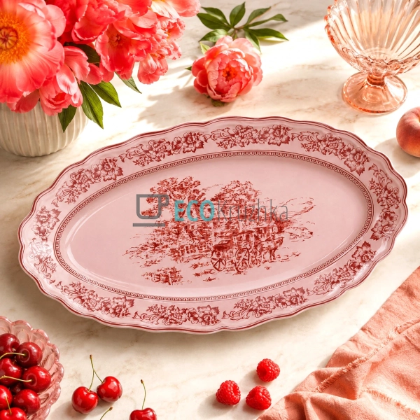 Овальне порцелянове блюдо Heritage Toile Collection 36x2 ... Овальне порцелянове блюдо Heritage Toile Collection 36x2 ...