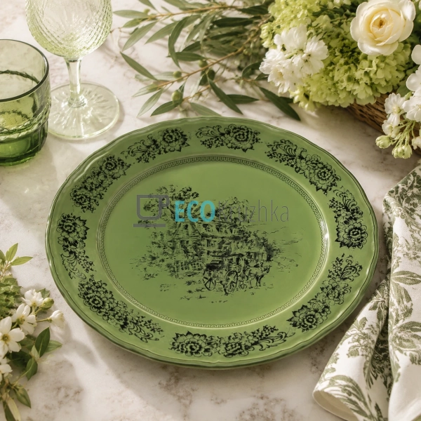 Тарілка порцелянова обідня Heritage Toile Collection 27x ... Тарілка порцелянова обідня Heritage Toile Collection 27x ...