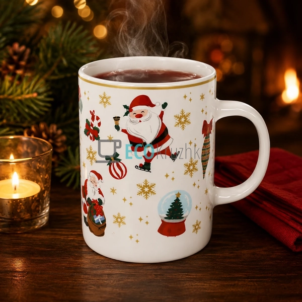 Новорічний порцеляновий кухоль Christmas 400 мл з Санта- ... Новорічний порцеляновий кухоль Christmas 400 мл з Санта- ...