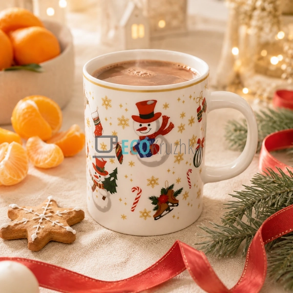 Новорічний порцеляновий кухоль Christmas 400 мл зі сніго ... Новорічний порцеляновий кухоль Christmas 400 мл зі сніго ...