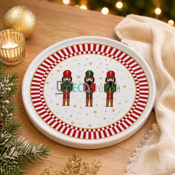 Святкова тарілка Christmas з бортиком 19,5 см для новорі ... Святкова тарілка Christmas з бортиком 19,5 см для новорі ...