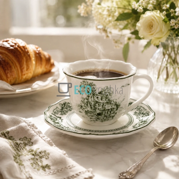 Порцеляновий набір Heritage Toile Collection Green: чашк ... Порцеляновий набір Heritage Toile Collection Green: чашк ...
