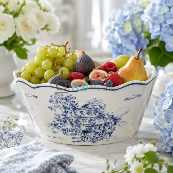 Порцеляновий салатник Heritage Toile Collection Blue 900 ... Порцеляновий салатник Heritage Toile Collection Blue 900 ...