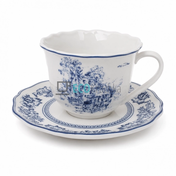 Порцеляновий набір Heritage Toile Collection Blue: чашка ... Порцеляновий набір Heritage Toile Collection Blue: чашка ...