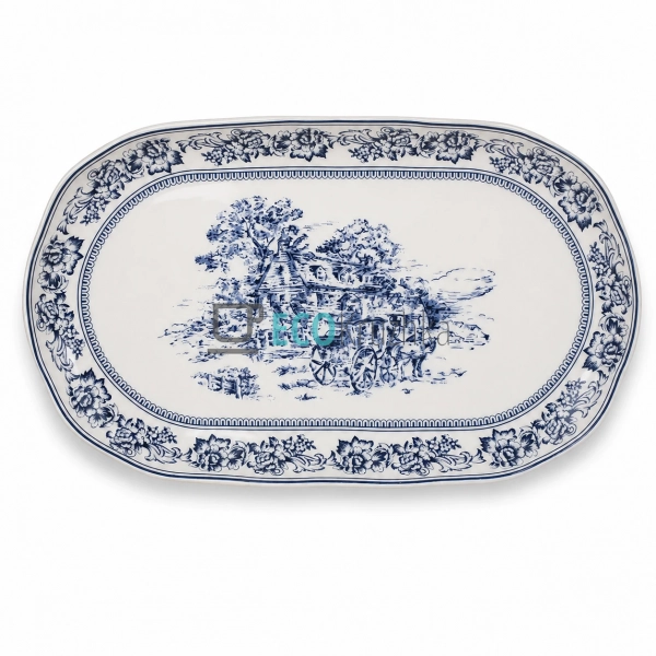 Порцелянове блюдо Heritage Toile Collection Blue 35,5×20 ... Порцелянове блюдо Heritage Toile Collection Blue 35,5×20 ...