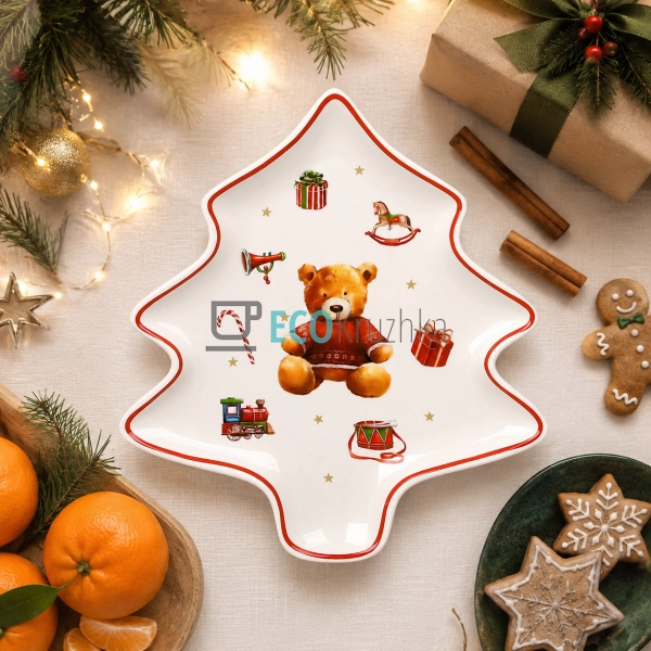 Блюдо My Teddy Bear у формі ялинки 23,5×21,5 см (K151)