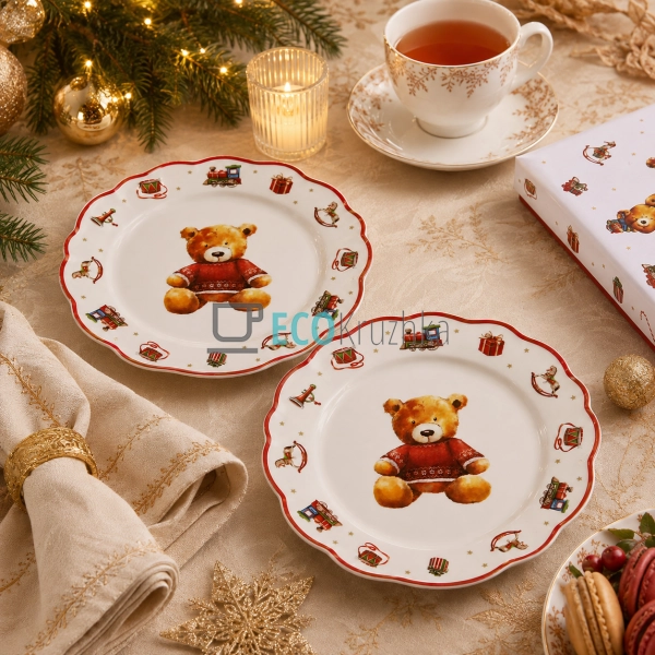 Набір порцелянових тарілок My Teddy Bear 19,3 см, 2 шт. ... Набір порцелянових тарілок My Teddy Bear 19,3 см, 2 шт. ...