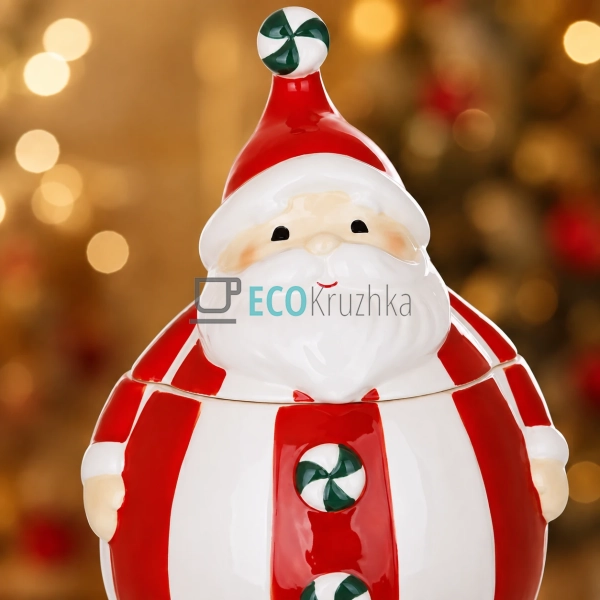 Керамічна банка для солодощів Candy Collection «Санта» н ... Керамічна банка для солодощів Candy Collection «Санта» н ...