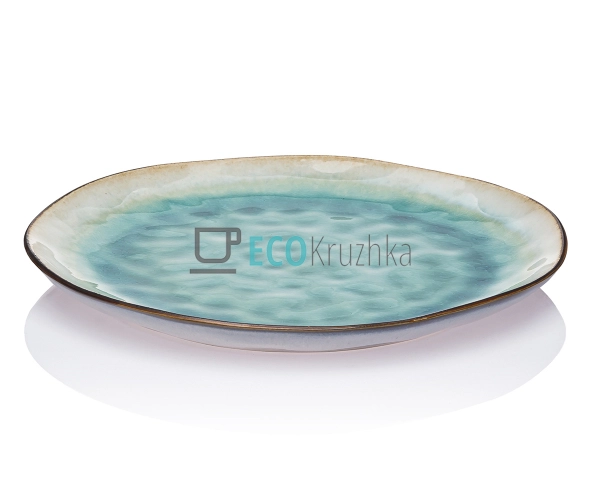 Тарілка 27,5 см Блакитна лагуна JM1003RT Тарілка 27,5 см Блакитна лагуна JM1003RT