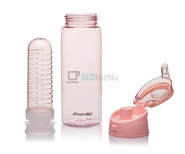 Спортивна пляшка для води Kamille 660 мл EK5620