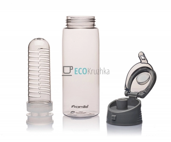 Спортивна пляшка для води Kamille 660 мл EK5621
