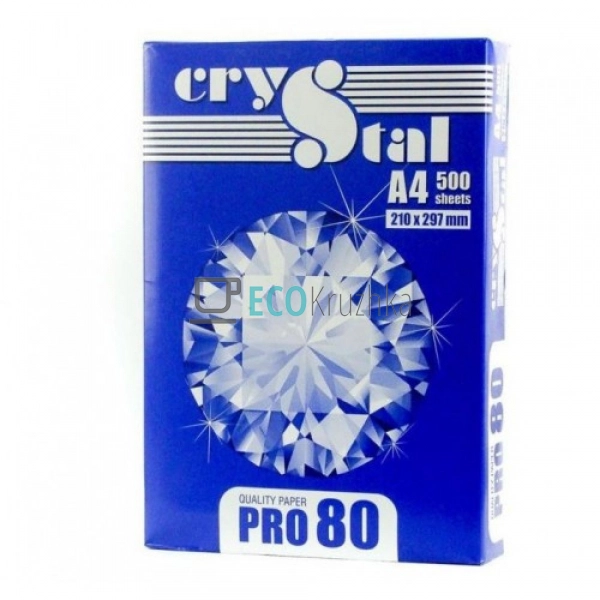 Папір Офісний CRYSTAL PRO А4 80 Г/М2 500 листків Папір Офісний CRYSTAL PRO А4 80 Г/М2 500 листків