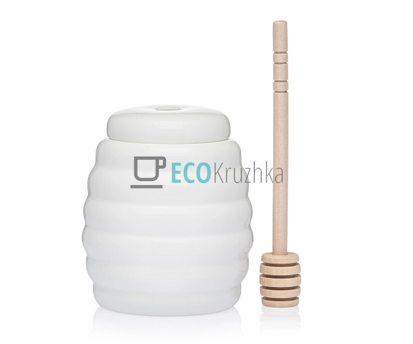 Банка для меду "Медовниця" із ложкою 300 мл PJ00912 Банка для меду "Медовниця" із ложкою 300 мл PJ00912