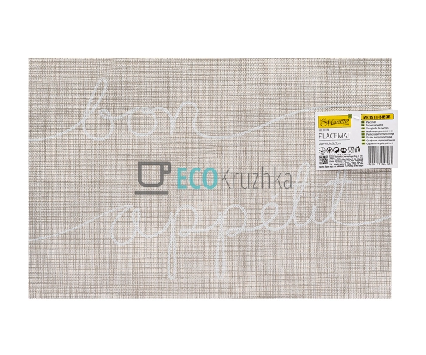 Cервірувальна серветка 43,5×28,5 см MR-1911-biege Cервірувальна серветка 43,5×28,5 см MR-1911-biege