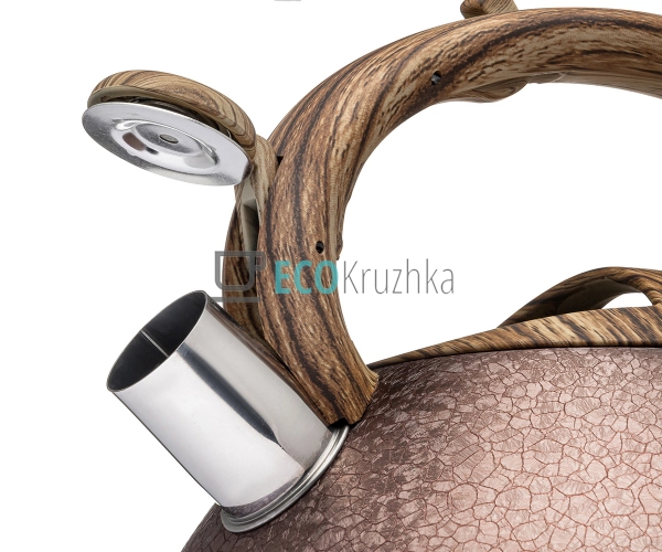 Чайник зі свистком з нержавіючої сталі бакалія кришка ко ... Чайник зі свистком з нержавіючої сталі бакалія кришка ко ...