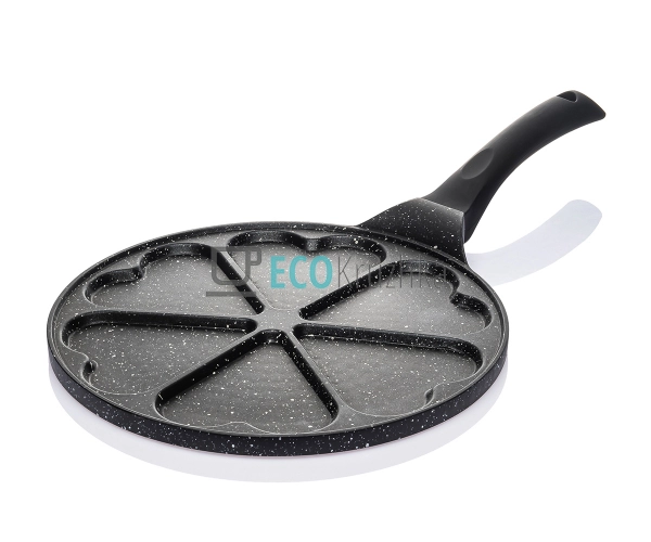 Сковорідка для млинців 27 см Сердечка для індукційної пл ...