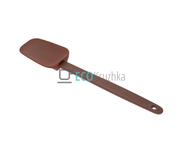 Силіконова лопатка лита 29х5.6 Коричневий EK13424 Силіконова лопатка лита 29х5.6 Коричневий EK13424