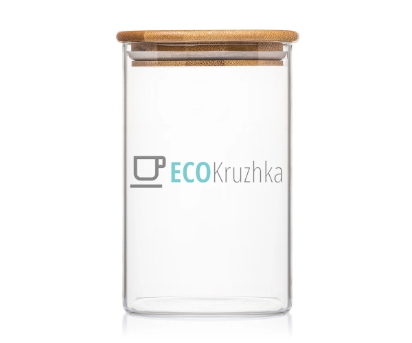Ємність для сипких продуктів із бамбуковою кришкою 1100  ...