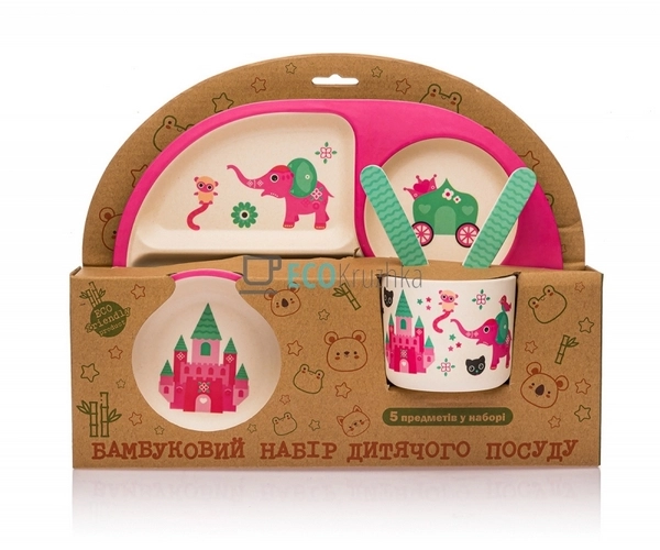 Набір бамбуковій посуду Принцеса Eco Bamboo EK8278 Набір бамбуковій посуду Принцеса Eco Bamboo EK8278