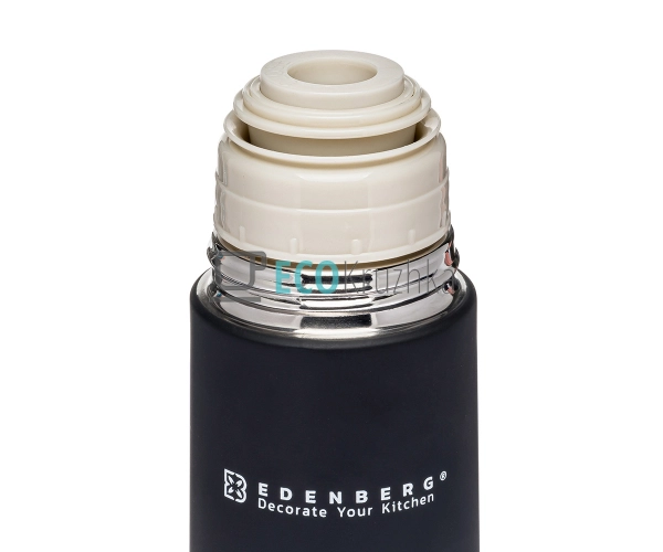 Термокружка з чашкой Edenberg 500 мл Чорний EK13552 Термокружка з чашкой Edenberg 500 мл Чорний EK13552