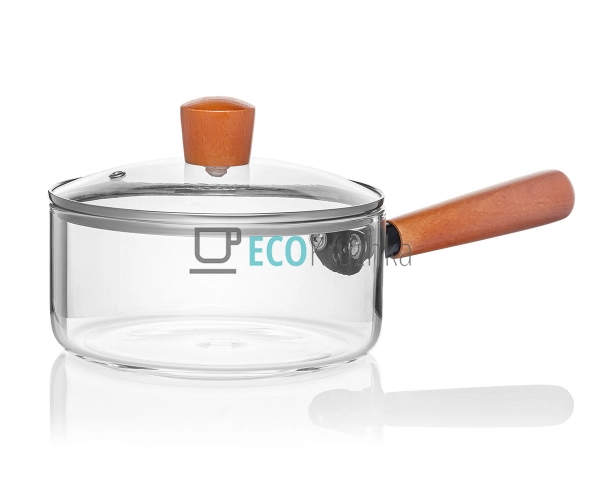 Ківш скляний із жароміцного скла 2 л Edenberg EB-19112 Ківш скляний із жароміцного скла 2 л Edenberg EB-19112