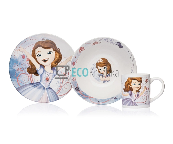 Набір порцелянового посуду для дітей 3 предмета Софія Me ... Набір порцелянового посуду для дітей 3 предмета Софія Me ...