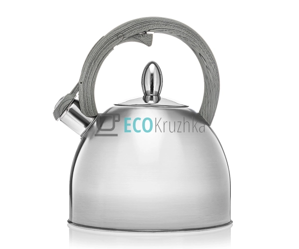 Чайник 2.5 л з нержавіючої сталі зі свистком і нейлоново ...