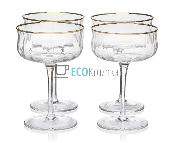 Набір келихів 4шт для шампан ... Набір келихів 4шт для шампан ...