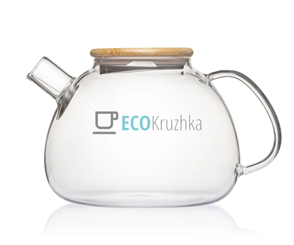 Заварник скляний з бамбуково ...