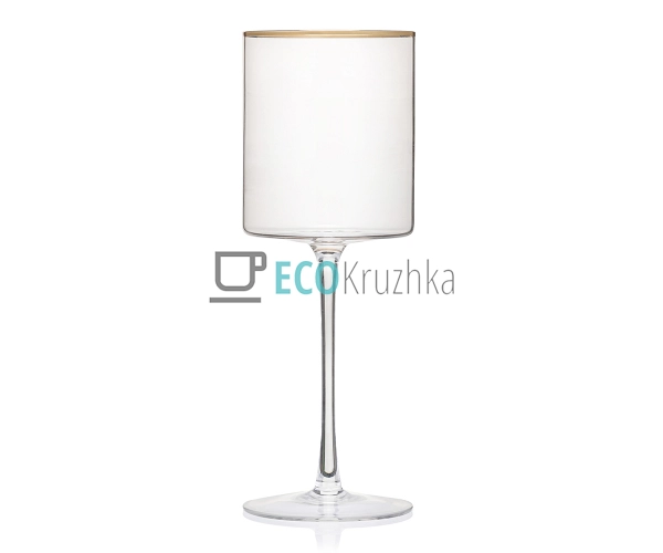 Келих для вина Aurora із золотим обідком 620 мл 7051-01 Келих для вина Aurora із золотим обідком 620 мл 7051-01