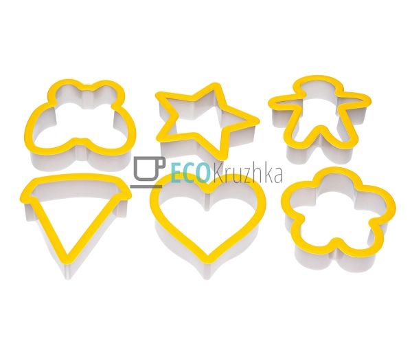 Набір з 6 форм Жовтий Maestro MR-1169