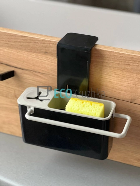 Органайзер для мийки Supretto 16 х 9 см Сірий EK85023 Органайзер для мийки Supretto 16 х 9 см Сірий EK85023