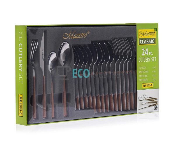Столовий набір 24 предмета Maestro Фраже MR-1535C-24 Столовий набір 24 предмета Maestro Фраже MR-1535C-24