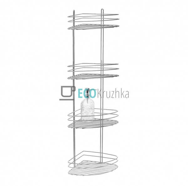 Полиця чотирна кутова металева Sparrow 87см EK14038 Полиця чотирна кутова металева Sparrow 87см EK14038
